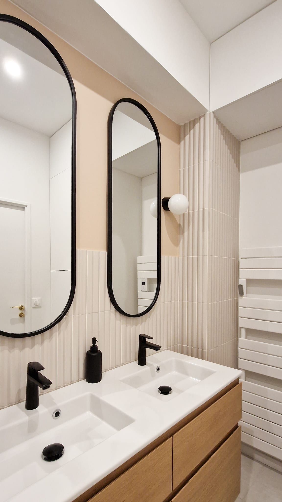 renovation appartement asnieres sur seine Salle eau Vuitton