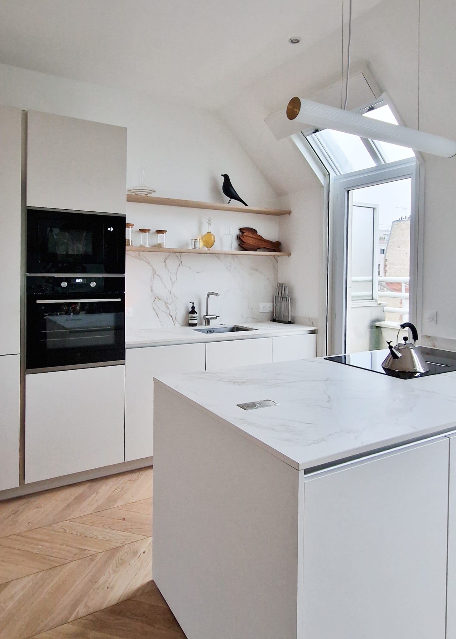 renovation appartement asnieres sur seine cuisine Vuitton