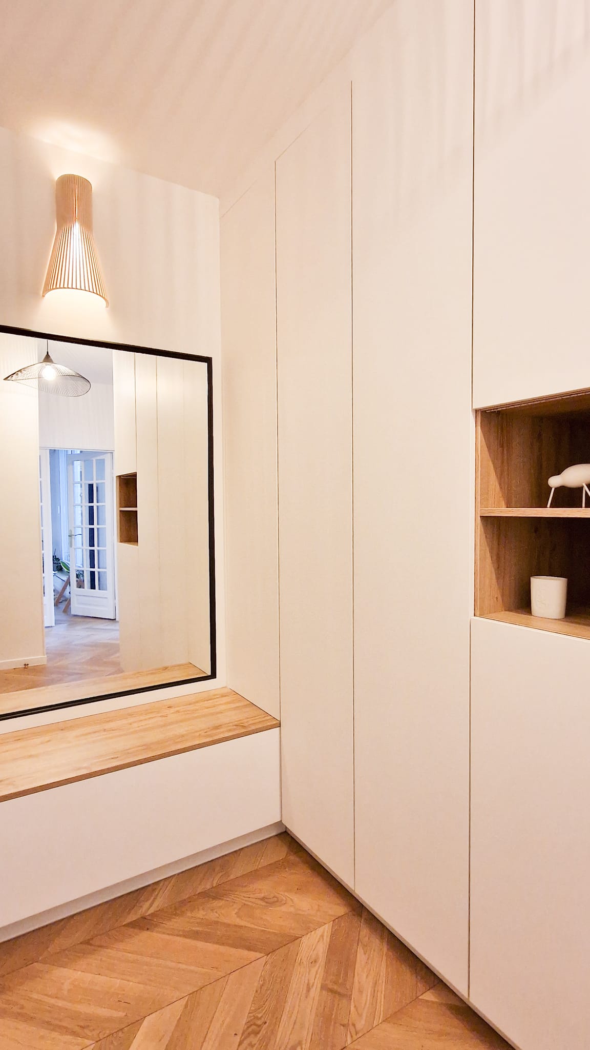 renovation appartement asnieres sur seine entree Vuitton