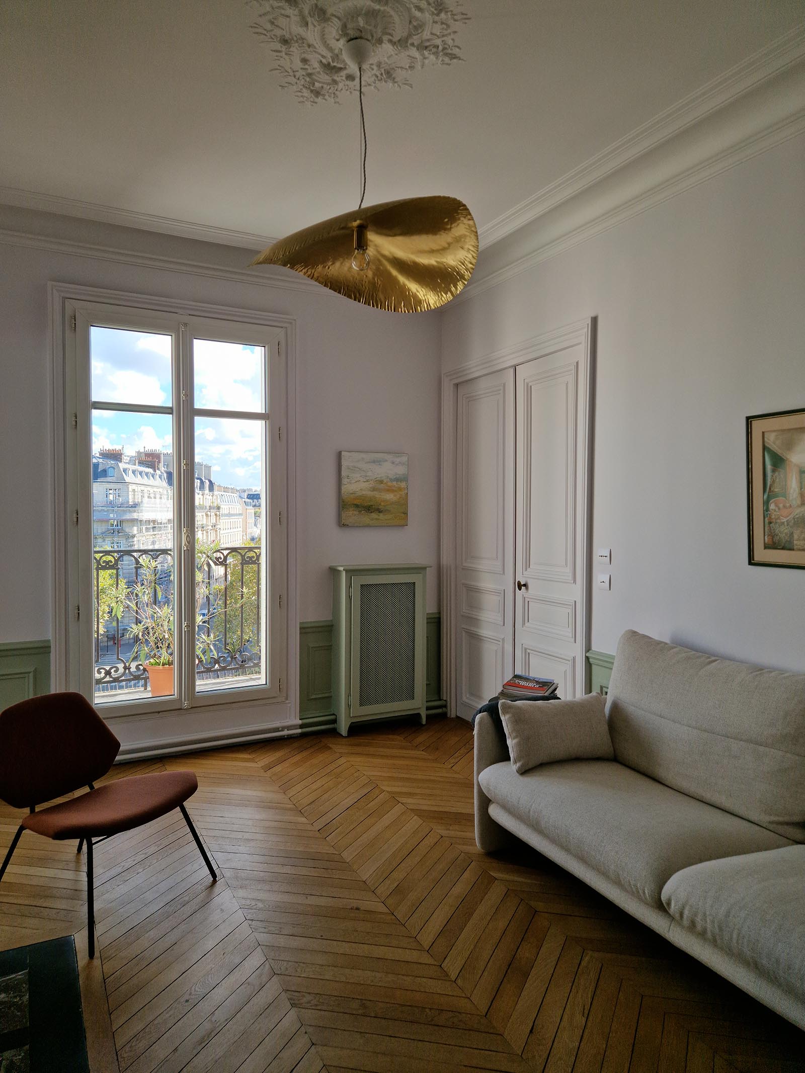 renovation appartement haussmannien salle a manger flachat