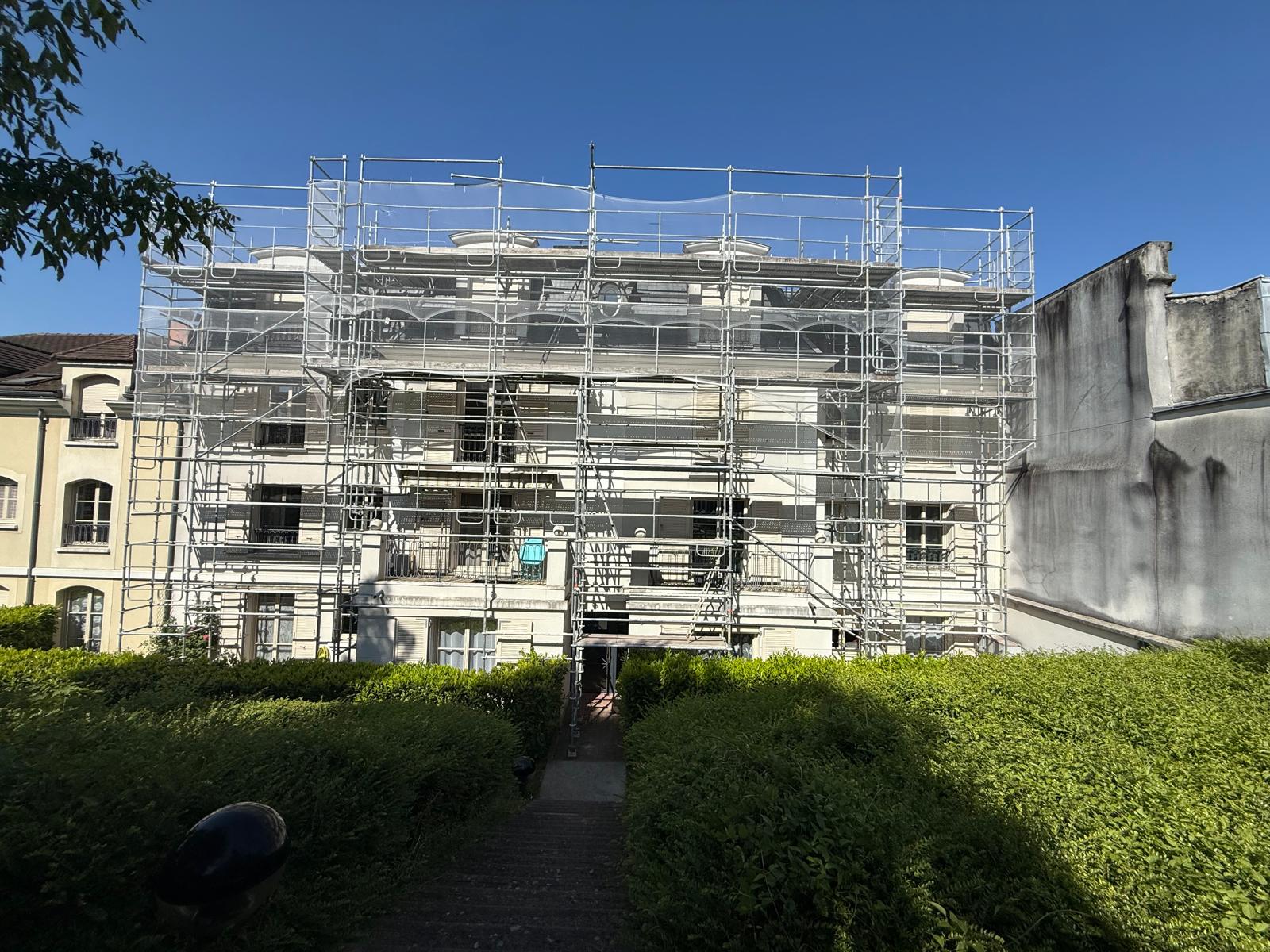 echaffaudage toiture chennevieres 94
